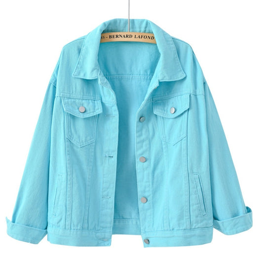 Women Plus Size Denim Jacket
