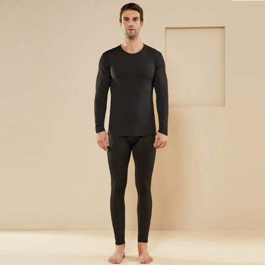 Men's Base Autumn Clothes And Long Trousers Thermal Underwear Set