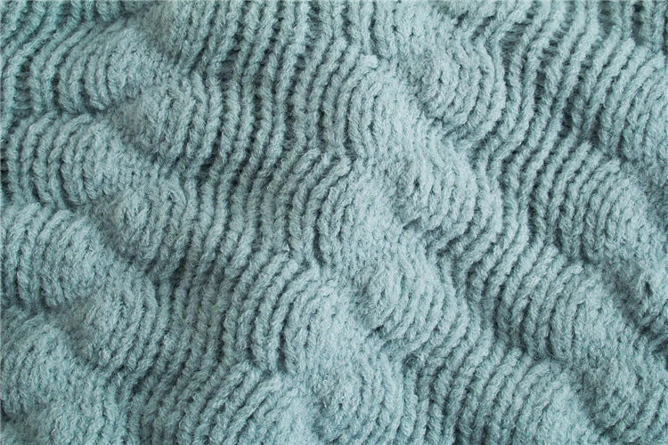 Women Floral Cardigan Single-breasted Long-sleeved Winter Sweater