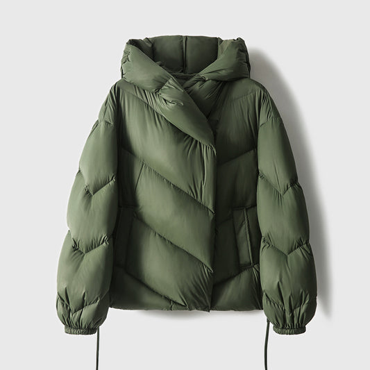 Hooded Small Puffer Jacket