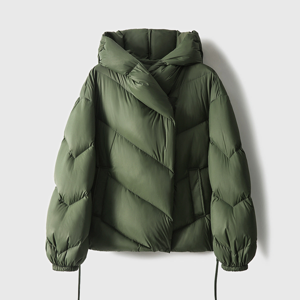 Hooded Small Puffer Jacket