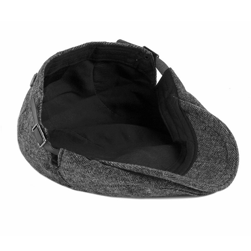 Autumn And Winter Korean Style Peaked Cap Men's Middle-aged And Elderly Beret