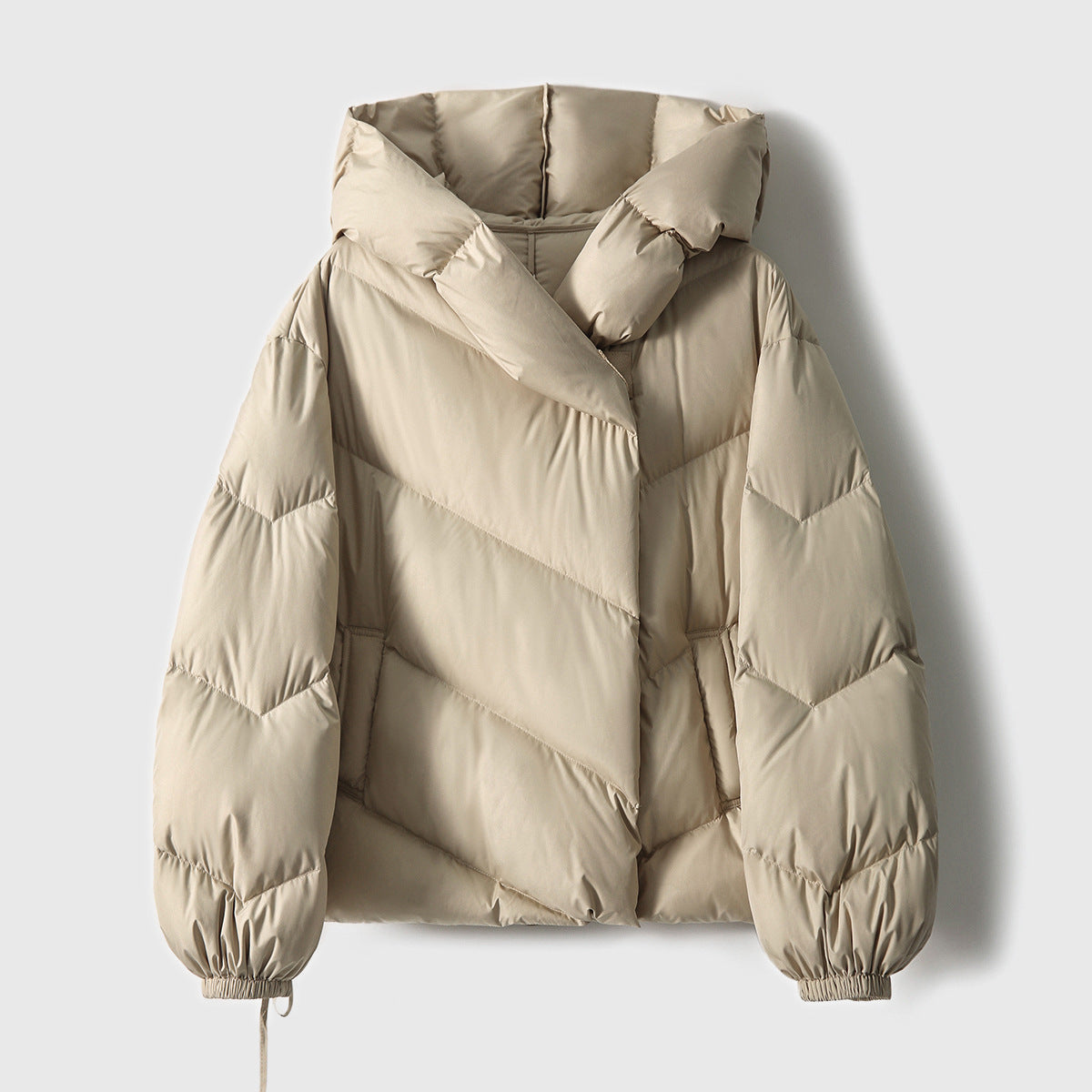 Hooded Small Puffer Jacket