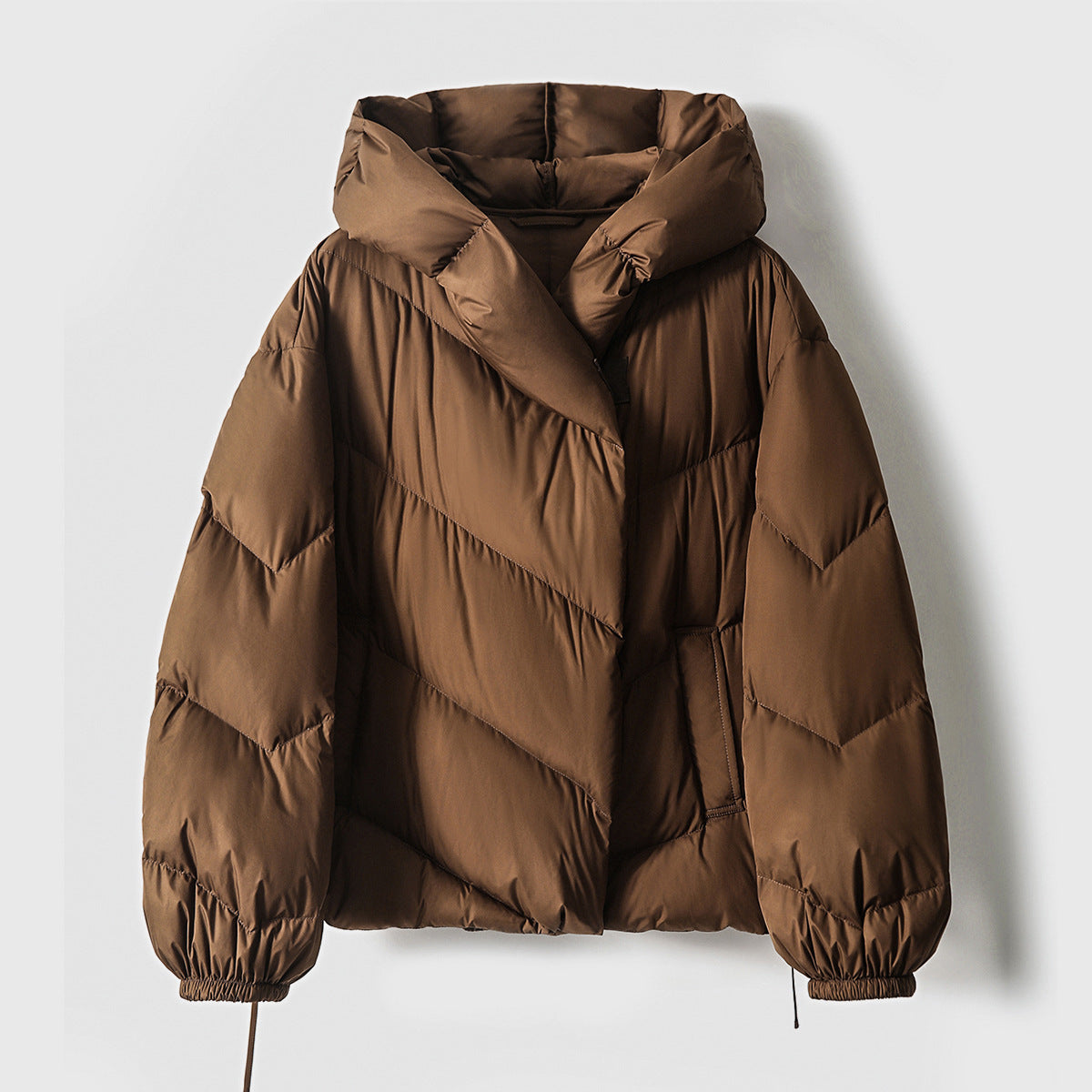 Hooded Small Puffer Jacket