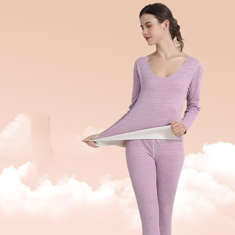 Women's Thermal Underwear With Velvet Thickening