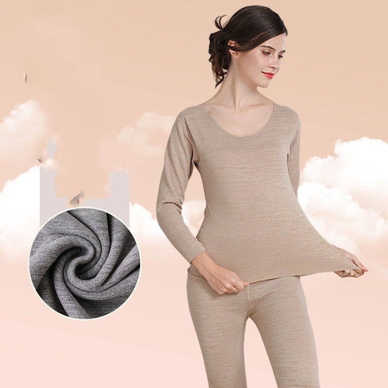 Women's Thermal Underwear With Velvet Thickening