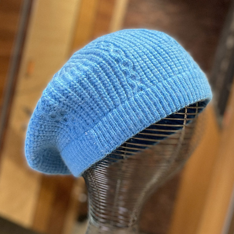 Ladies Autumn And Winter Knitted Beret French Style