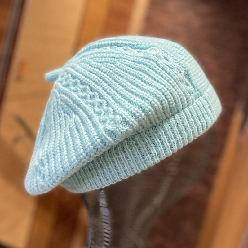 Ladies Autumn And Winter Knitted Beret French Style