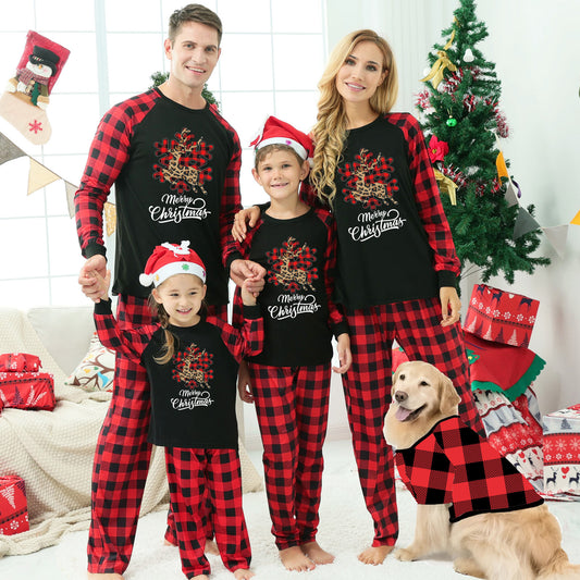 Christmas Parent-child Pajamas Suit Homewear Clothes