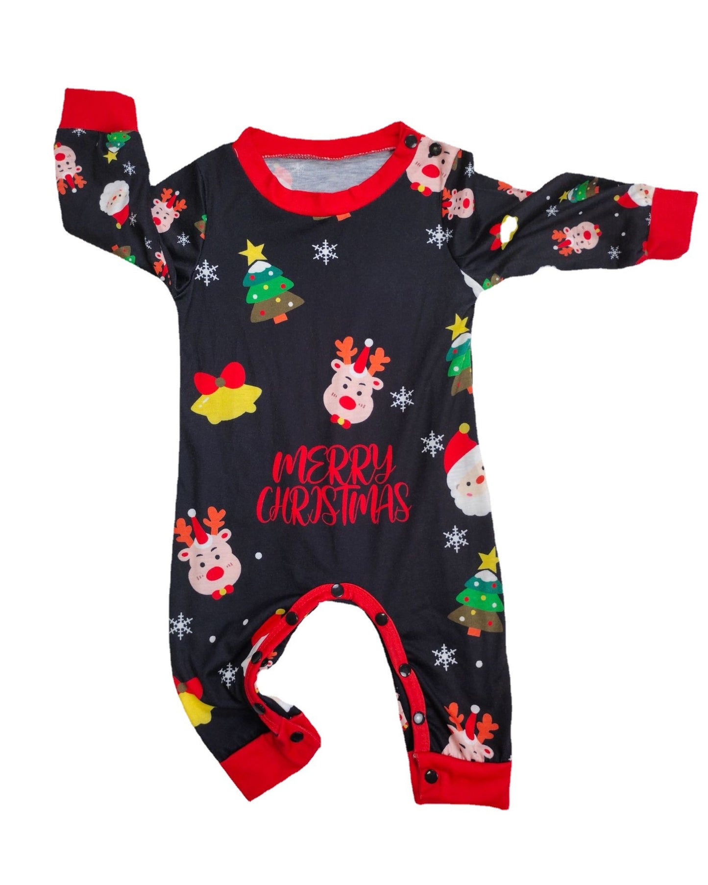 Fashion Christmas Parent-child Pajamas Set Homewear Clothes