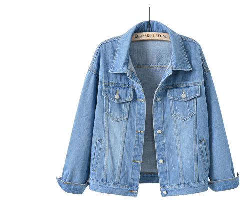 Women Plus Size Denim Jacket